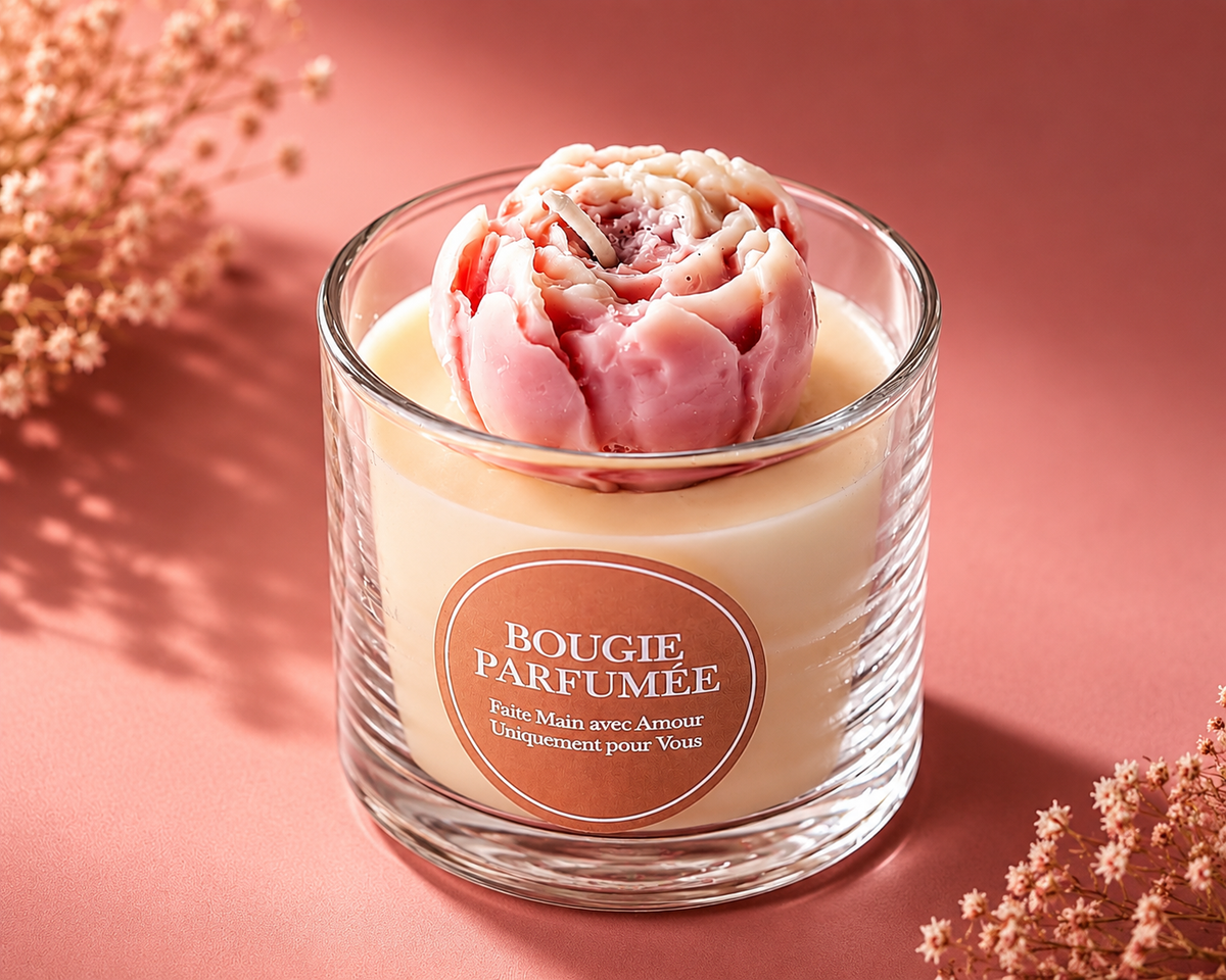 Bougie fleur
